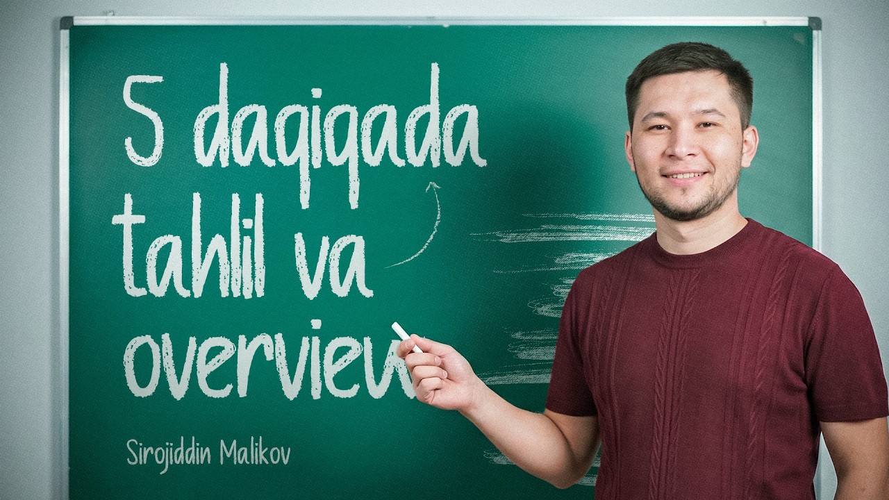 IELTS Task 1: Data tahlili va kuchli overview yozish