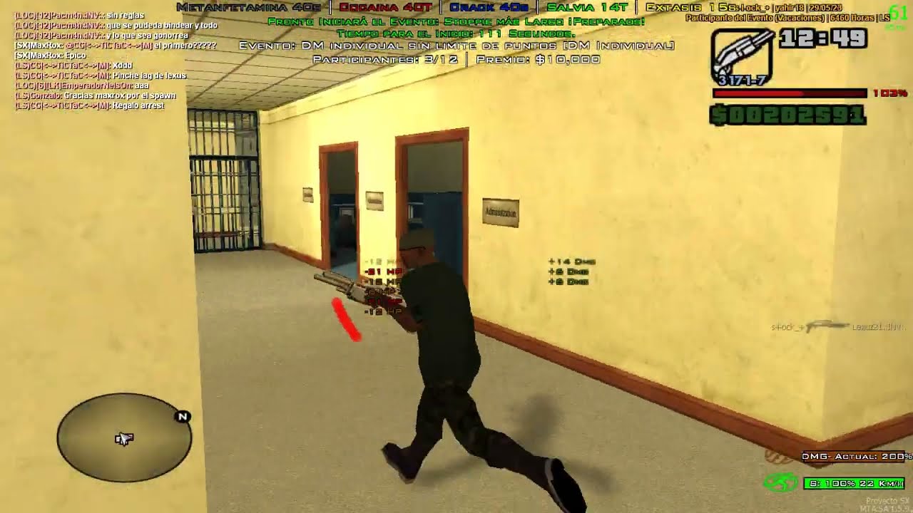 Evento fallido SX.MTA:SA