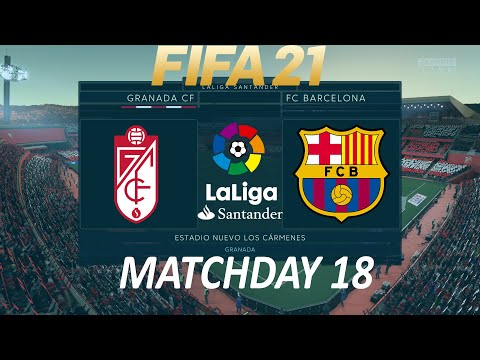 FIFA 21 Granada vs Barcelona | La Liga 20/21 | PS4 Full Match