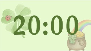 20 Minute St. Patrick’s Day Countdown Timer! | No Music 🍀