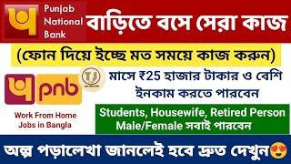 PNB Bank Work From Home Jobs | Earn Money From Home For Students | PNB Jobs 2024 screenshot 5