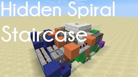Hidden 3x3 Spiral Staircase [Tutorial] *Expandable & Compact!