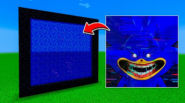 How to Make A Portal To The Shin Sonic Tapes Dimension in Minecraft!