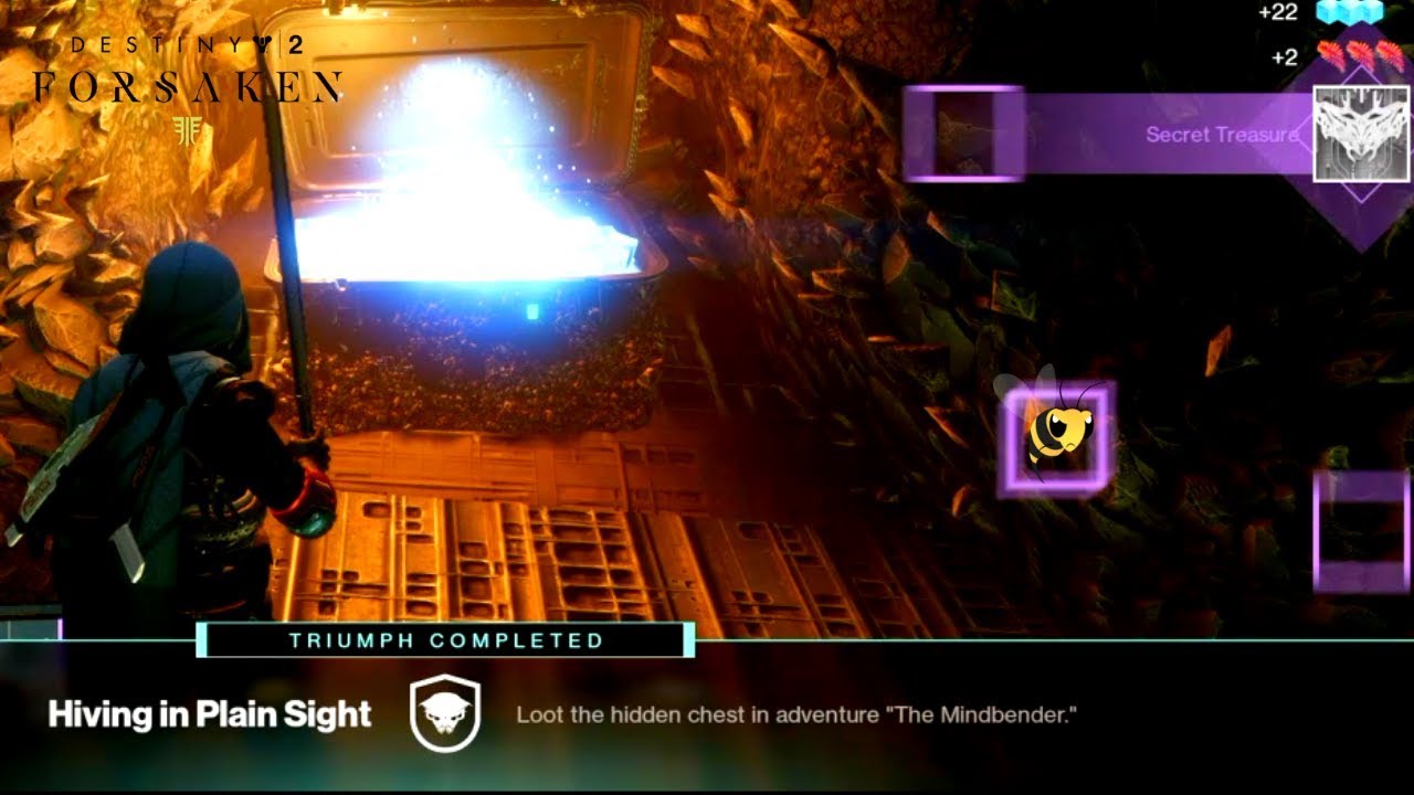 Hiving In Plain Site - Destiny 2 Forsaken Triumph Guide (Secret Treasure Emblem)