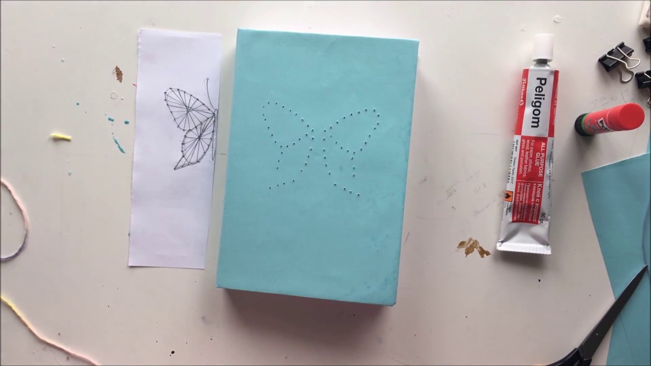 DIY Sketchbook / Bullet Journal Defteri Yapımı difterie engels