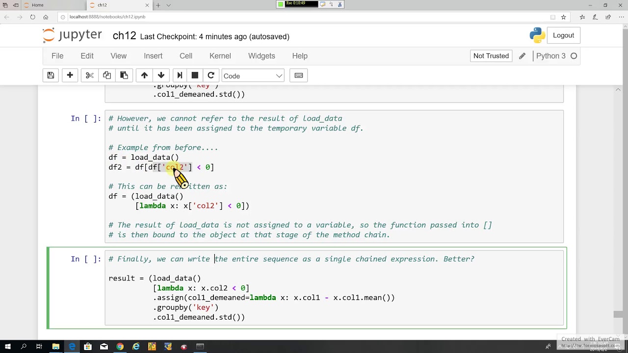 Python for Data Analysis 44. Advanced pandas-3: "熊貓"進階-3 (recorded on ...