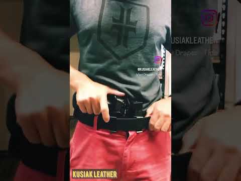 How To Put On An AIWB TEXAN Holster In Less Than 10 Second P365xmacro Concealcarry Leatherholster 