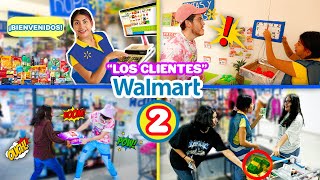 WALMART 2 🛒LLEGAN LOS CLIENTES A COMPRAR 💵 ¡PELEAS Y ROBOS DENTRO DE MI TIENDA! 😡|CONNY MERLIN