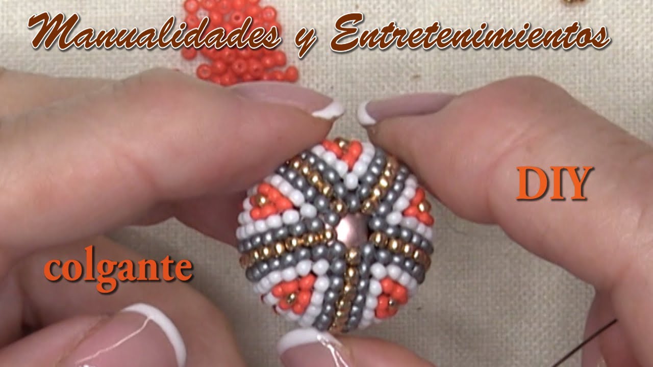 DIY - Colgante Cuenta Forrada