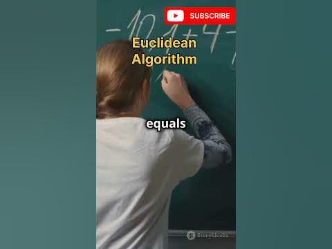 Euclidean Algorithm Way to Find the Greatest Common Divisor Euclidean ...