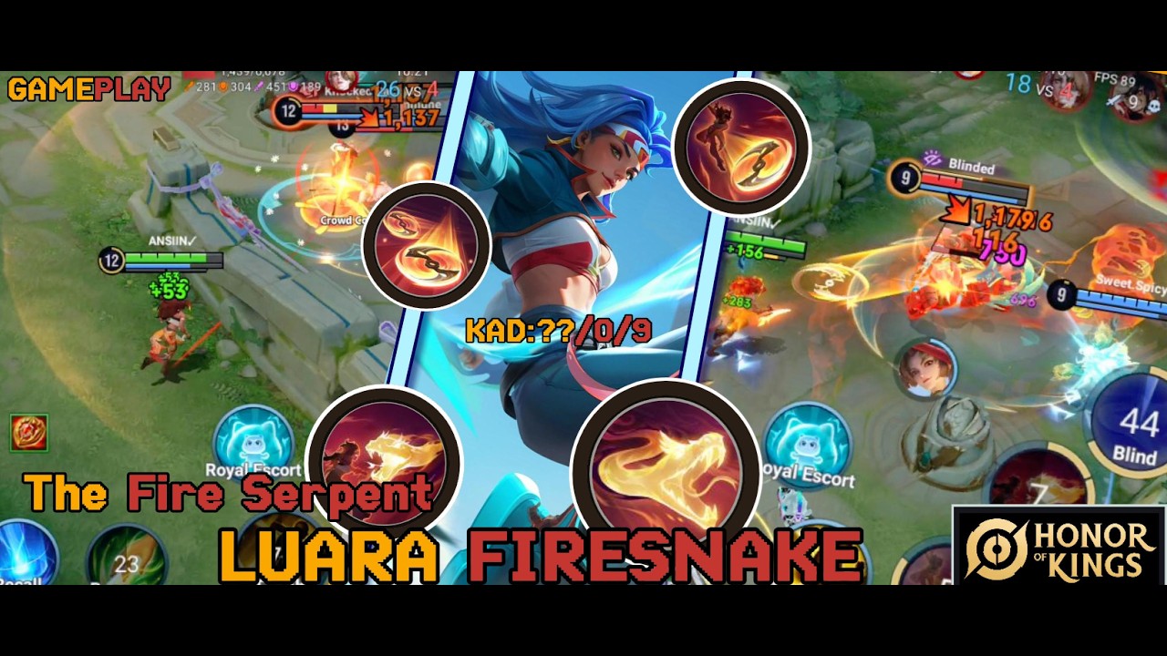 Honor of Kings: Ultimate LUARA FIRE SNAKE Build Guide: INSANE DAMAGE Maximum Critical Damage