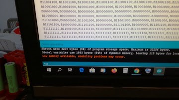 Arduino Uno . Low memory available, stability problems may occur. !!!