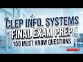 CLEP Information Systems final review