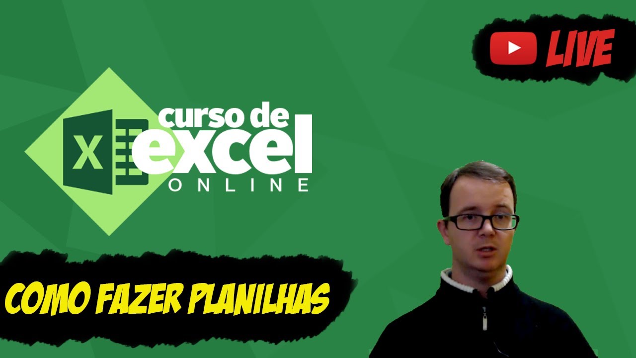 Como fazer Planilhas no Excel 2016 - Curso de Excel OnLine - YouTube