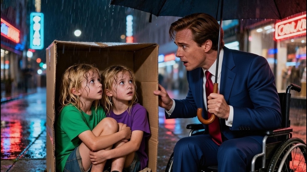 سخروا من ملياردير يستخدم كرسيًا متحركًا لتبنيه توأمين من الشارع - وعد واحد غيّر كل شيء...