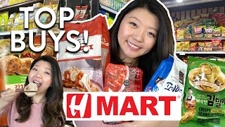 HMART FOOD HAUL! Top KOREAN SUPERMARKET Foods to Buy 2022