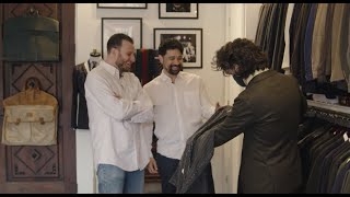 Jimmy Larry Go Custom Suit Shopping