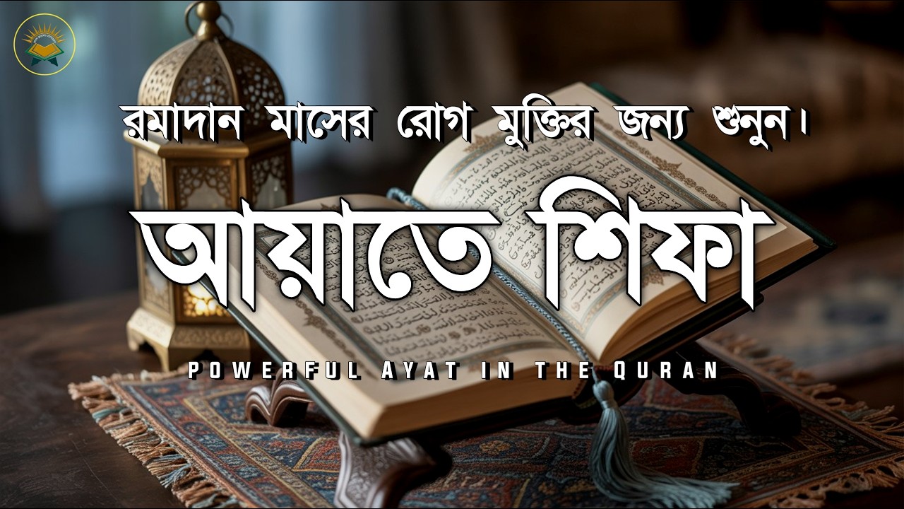রোগ মুক্তির জন্য আল কুরআন থেকে শুনুন - আয়াতে শিফা । Ayat E Shifa Beautiful Recitation
