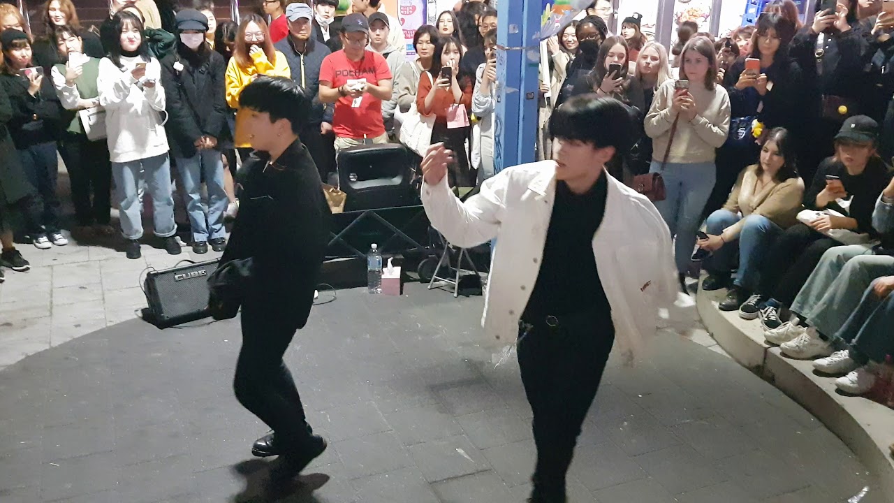 20191023 홍대 퍼포먼스팀 엠와이엠(MYM:김효진-김영원) 합동버스킹 10 - 움직여 (MOVE) (Prod. by ZICO) _ SIXC (6 crazy)