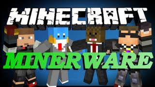 HILARIOUS Minecraft MinerWare Minigame w/ SkyDoesMinecraft, HuskyMudkipz and LogDotZip! | JeromeASF