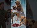 Grizzly bear saved the dog and Oren from tiger attack