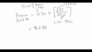 Nominal to Real conversion
