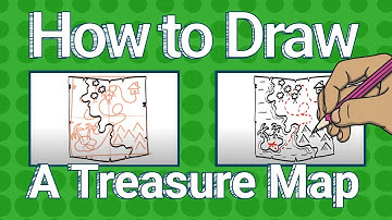 How to Draw A Treasure Map | Twinkl Illustrators | Twinkl kids tv