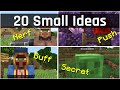 20 Small Ideas to Improve Minecraft for Dinnerbone | Minecraft 1.18/1.19