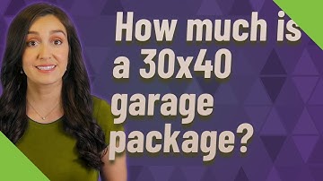 How much is a 30x40 garage package?
