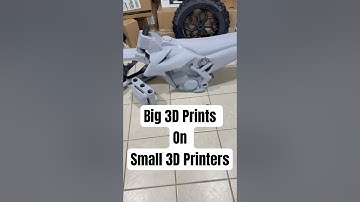 How To 3D Print Large Models on a Small 3D Printer! #3dprinter #3dprinting #3dprinted #k2plus