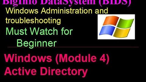 Windows AD (Module 4) |Windows Active Directory installation and Minimum requirement | Windows AD