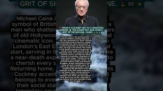 🔴 They told him his accent would ruin him... 😭 The incredible 70-year journey of Michael Caine.