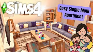 The Sims 4 | Cosy Single Mom Apartment - Speed Build W/Voice Over (No CC)