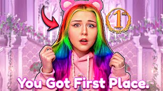 If I Win I Have To Show You My New Hair Color Irl... Roblox Dress To Impress Challenge