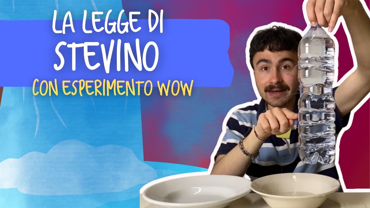 La legge di Stevino spiegata con un esperimento semplice e divertente! 💧
