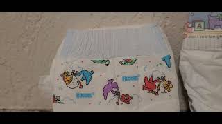 My Huggies And Pampers Plastic Diapers