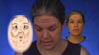 Stage Makeup: Happy Old Age Makeup