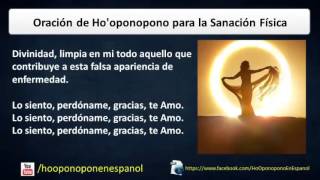 Oración de Ho'oponopono para Sanar en Español