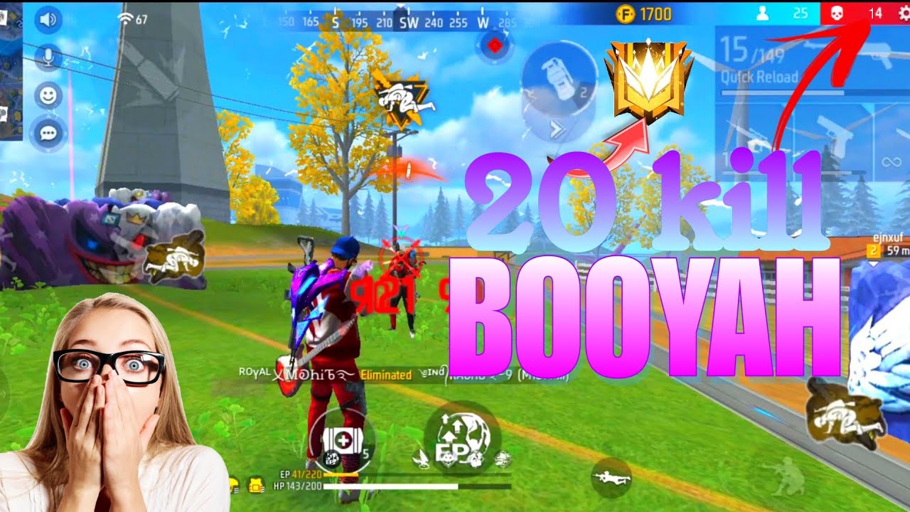 BR Rank Push with random | 20 Kill Plus Booyah😱 - YouTube