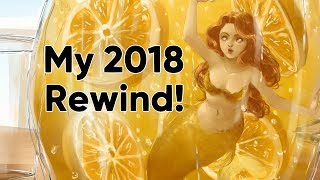 My past year and future goals! [Huevember Digital painting]