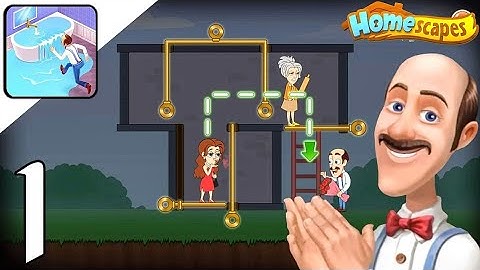 Homescapes solve problem and save lover#iosgaming#shorts