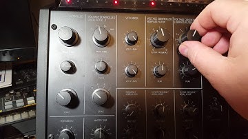 Korg MS 20 Mini impression of Pink Floyd On The Run