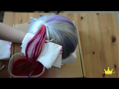 Dyeing a Section of your Wig- Sharpie Method