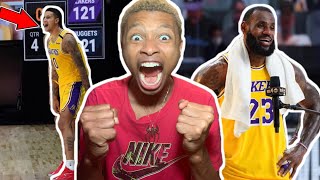 KYLE KUZMA GAME WINNER!! LAKERS FAN REACTS TO LAKERS vs NUGGETS (LIVE REACTION)