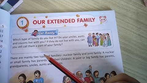 Class4:- EVS:-- chapter1:-- Our Extended Family