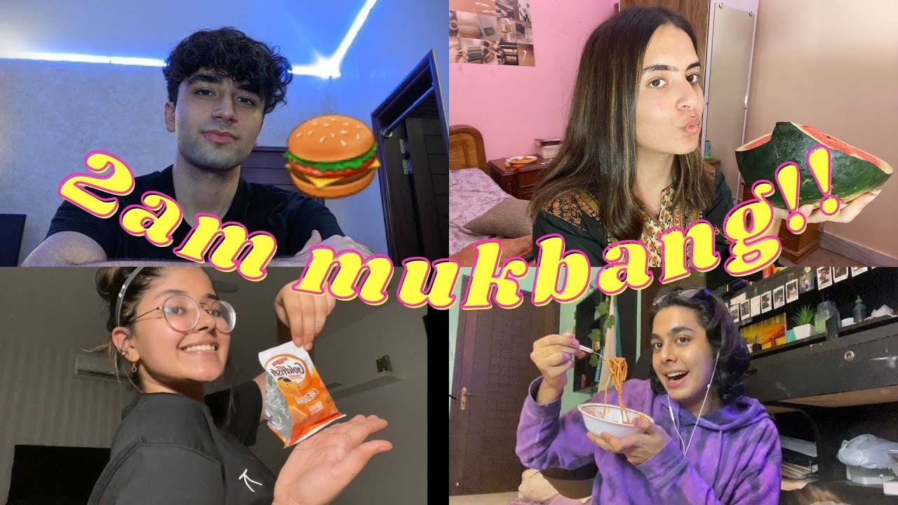 Online Mukbang with @maryamakhai4960 @shanevlogs8121 @Saim Rafi - YouTube