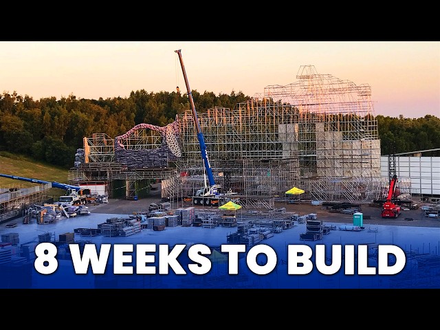 How the Tomorrowland Main Stage is Built - YouTube