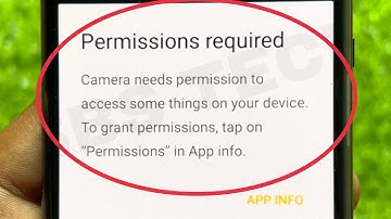 Fix Camera Permission Requested | Camera needs permission phone camera permission to access some
