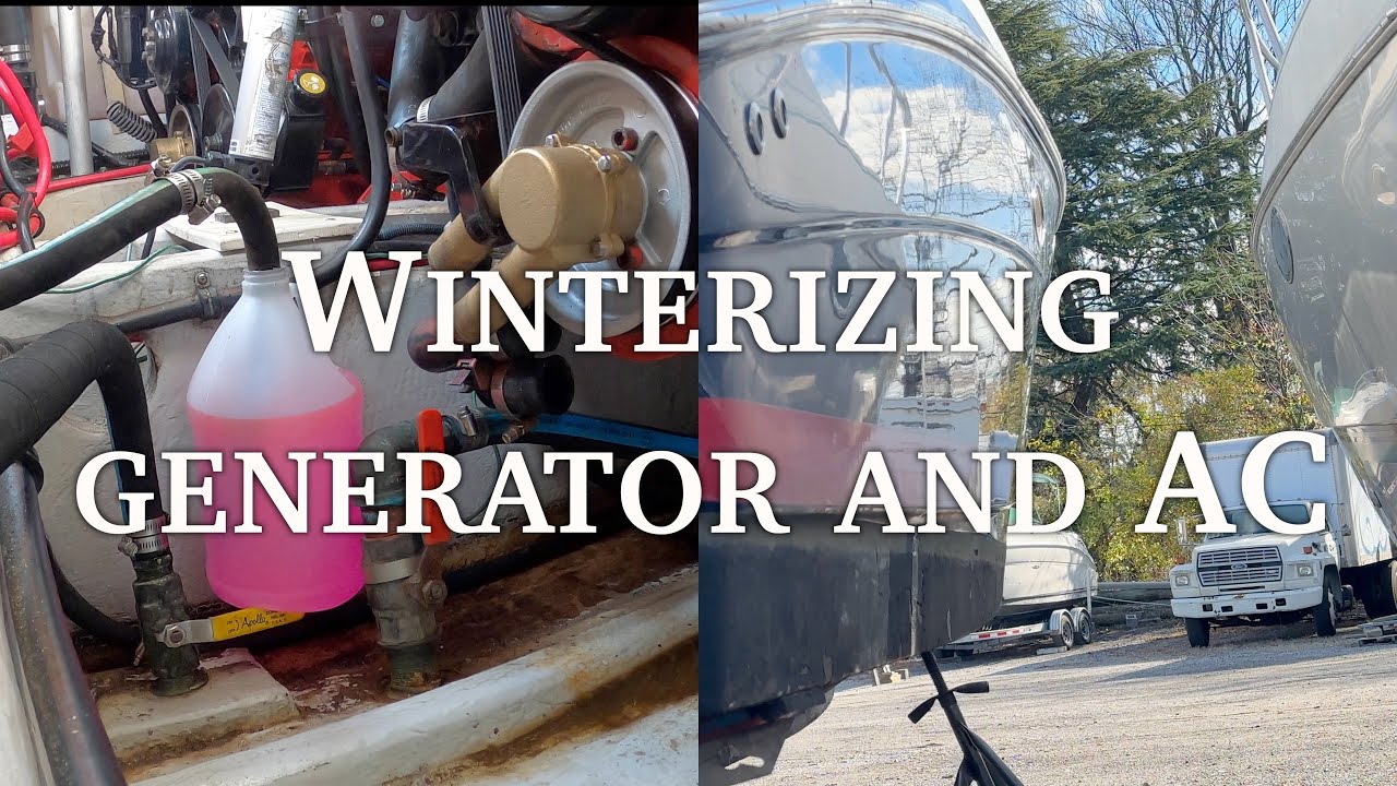 Winterizing marine generator and AC Episode 68 YouTube