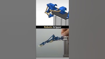 solidworks mechanical engineering cadmodelling solidmodeling Robotic Gripper